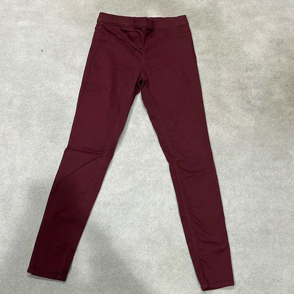 H&M maroon Skinny pants
